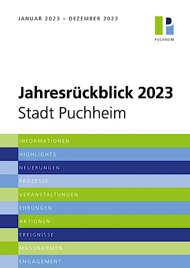 Jahresrückblick 2023 Stadt Puchheim Titelansicht